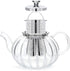 Teabloom Vienna Glass Teapot - Stain-Free Heatproof Glass, Stovetop Safe, Removable Stainless Steel Infuser, 37 oz.