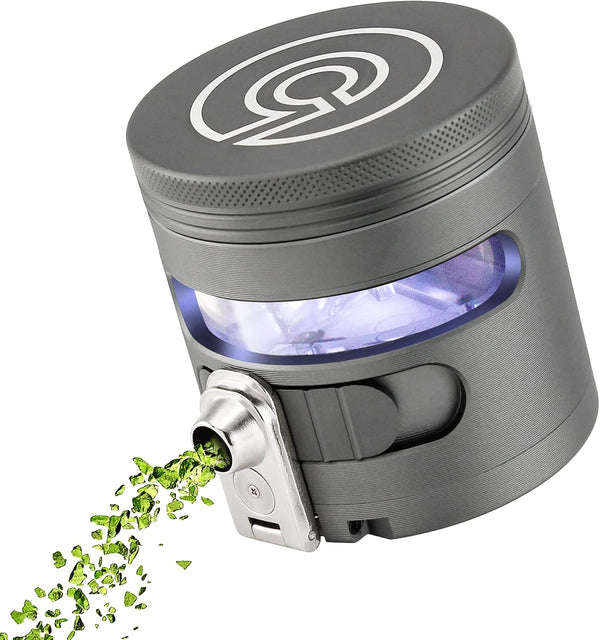 Cloudious9 - Tectonic9 Herb Grinder Automatic Electric Herbal Spice Dispenser Large 2.5"