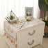 Bedside Tablecloth European Style Bedside Tablecover Jacquard Bedside Table Dustcover Table Doilies for Dressers