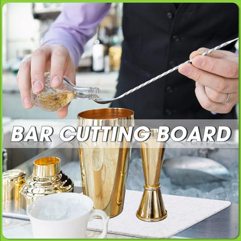 2 Pcs Small Cutting Board Set, Mini Plastic Cutting Board for Kitchen, Dishwasher Safe, Easy Grip (White, 6" x 10")