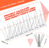 WELLUCK Bird Spikes for Small Birds - 15 Feet Anti Bird Fence Spike for Nest Prevention, Stainless Steel