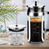 French Press Coffee Maker, 304 Stainless Steel with 4 Filters System, Heat Resistant Borosilicate Glass, BPA-Free
