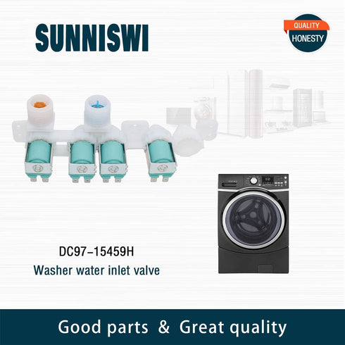 DC97-15459H Water Inlet Valve for Samsung Washing Machine, Replacement Parts for AP5621731, PS4220862