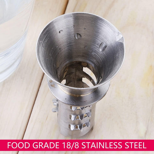 Best Utensils Stainless Steel Manual Lemon Juicer, 18/8 Hand Citrus Juicer and Lemon Pourer