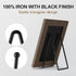 3 Pack 4.5 Inch Plate Stands for Display, Vinyl Table Top Display, Metal Frame Holders for Pictures, Art