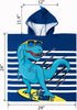 Hooded Microfiber Beach Towel for Kids - Fun Designs for Pool Days