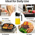 16oz/470ml 2 1 Aovdy Glass Olive Oil Sprayer for Cooking - in Olive Oil Dispenser Bottle Spray and Pour for Kitchen