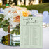 50 Whaline Sheets Sage Green Bridal Shower Game Cards Greenery Double Sided Party Game Activity Cards for Would She