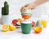 Citrus Juicer Hand Juicer with Lemon Shape - Two Press Options for Different Fruits (Green)