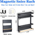 Dr.BeTree Magnetic Spice Rack for Refrigerator, Magnetic Paper Towel Holder Shelf, Kitchen Organization and Storage