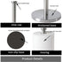 Stainless Steel Paper Towel Holder, Silver Countertop for Kitchen Bathroom, Standing Holder with Weighted Base for