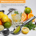 Lemon Squeezer Juicer, Handheld Citrus Juicer, Metal Lemon Press, Lime Squeezer Bar Tool, Manual Citrus Press