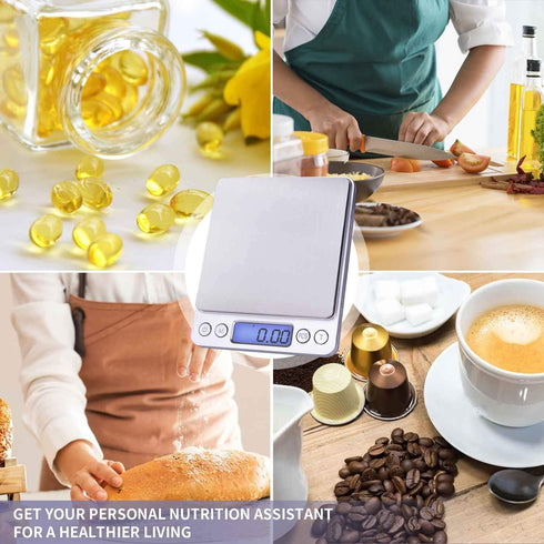 Fuzion Digital Gram Scale, .01 Gram Accuracy, 500g Small Jewelry Scale for Herb, Powder, Gold, Coin