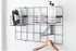 Jayce Metal Iron Holder - iDesign Storage Basket for Modular Grid Wall System, 8.25" x 5.75" x 5" - Matte Black