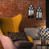 2 Set Gothic Candle Sconces Wall Decor, Arch Cathedral Frame Gothic Wall Sconce Candle Holder for Bedroom, Bathroom