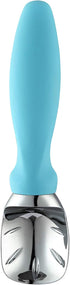 Spring Chef Ice Cream Scoop Aqua Sky with Soft Grip Handle, Professional Heavy Duty Sturdy Scooper for Gelato