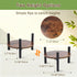 (2pack)) Vigordream Plant Stand Indoor, Heavy Duty Sturdy Metal Wooden Plant Holder Stool, Low Short Single Flower Pot