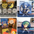 yuntop 20 Packs Mini Acrylic Easel Stands for Displaying Coins, Small Artworks, and Challenge Medals (2.12x 1.4 Inch)