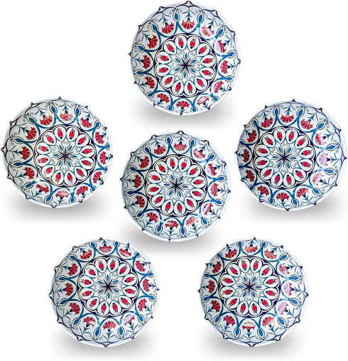 novamem since 2024 NOVAMEM 6 Pack Metal Snack Bowls 3.74 inch Small Sauce Bowls with