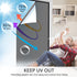 HIDBEA One Way Window Film - Daytime Privacy Sun Blocking Reflective Window Tinting Film for Home and Office, Black