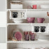 Resulzon 2Pack, Under Shelf Basket Storage Steel Under Shelf Hanging Wire Baskets Shelves for Laundry Room Kitchen Desk