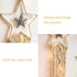 2pcs Tarklanda Moon Star Dream Catcher Decor, Boho Home Moon Star Dreamcatcher, Macrame Wall Hanging Boho Home Decor
