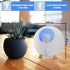 Upgraded Ultrasonic Ultra-Quiet USB Cute Cool Mist Mini Humidifier, for Kids Baby Nursery Bedroom, 7-Color Lights 2 Mist Mode Auto Shutoff Whisper Silent Small Cute Humidifier (220ml, White) by Nanoflake