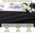 120 inches W62 L120, 1 StangH Soft Black Velvet Curtains Blackout backdrops for Theater, Long French Door Curtains