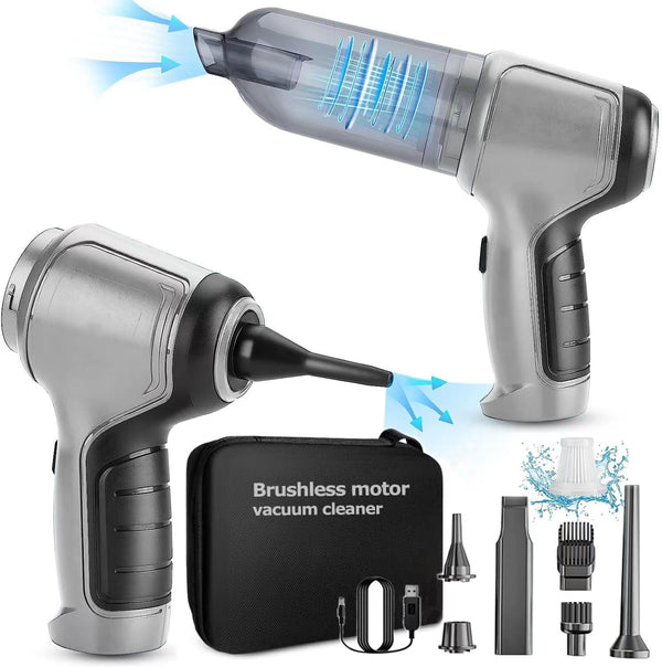 Wireless Handheld Car Vacuum Cleaner and Blower, 12000PA Strong Suction Cordless Vacuum