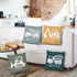 18x18 Set 4 Construction Truck Decor for Toddler Boys Room - Bedroom Playroom Nursery, Truck Pillow Covers