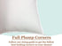 Pillowflex Premium Polyester Throw Pillow Insert - 20x20 - Ultra Soft Small Square Pillow, Couch Sham, 1 Soft