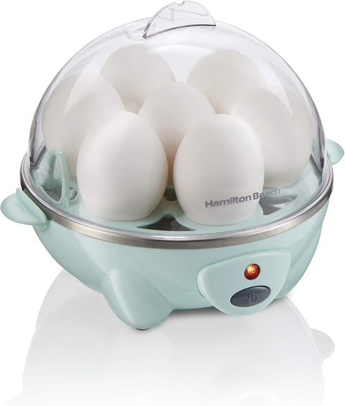 Hamilton Beach 3-in-1 Electric Egg Cooker for Hard Boiled Eggs, Poacher Eggs,