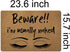 Welcome Funny Door Mat, Personalized Doormat with Anti-Slip Rubber Back (23.6 X 15.7 inch)