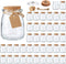 Brajttt Glass Mini Yogurt Jars 40 Pack, 7 oz Favor Jars With Cork