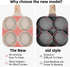 Four-Cup Fried Egg Pan, Medical Stone Non-Stick Frying Pan for Breakfast, Divided Egg Omelet Pans