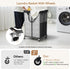 ZATOCL 150L Large Laundry Basket with Wheels, Rolling Laundry Hamper with Removable Laundry Bag & Metal Frame, Oxford