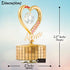 24K Matashi Gift for Her Gold Plated Music Box Plays Amazing Grace Elegant Home Decor Showpiece for Mom, Wife, Grandma