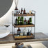 Counter 3-Tier Counter, Bathroom Organizer, Wood Spice Rack Organizer for Kitchen Vanity Skincare Organizers Shelf