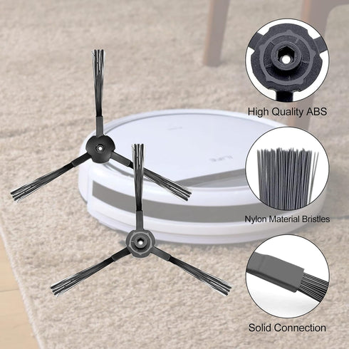 ilovelife Replacement Filter & Brush Accessories for ILIFE V3s, V3s pro, V5s, V5s pro Robot Vacuum Cleaner, 10 Filters