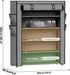 5 Closet, Mavivegue Shoe Rack with Cover, Tier Shoe Organizer for Entryway, Shoe Storage for Front Door Entrance