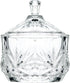 Iyulania Glass Salt Box with Lid, Decorative Storage Container for Pepper, Kosher Salt,