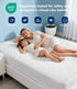 8"-21", 3D Waterproof Mattress Protector Queen Size, Soft Breathable Mattress Pad with Deep Pocket Noiseless Air Fabric
