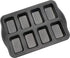 Beasea Mini Loaf Pan, 8 Cavity Nonstick Bakeware, Carbon Steel Square Bread Pan for Baking Oven Cakes