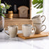 Set 6, 12oz Set GBHOME Ceramic Coffee Mugs of Stoneware Coffee Mugs For Dad Mom Women MEN, Light Weight Coffee Cups