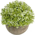 Ogrmar 4PCS Mini Plastic Artificial Plants in Pot - Small Faux Greenery for Bathroom & House Decorations