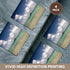 3dRose CST_205337_3 Paddys Island from Devils Beach Turtle Island Fiji - Ceramic Tile Coasters (Set of 4)