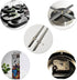 Modern 3D Frameless Large DIY Wall Clock, Watches Hours, Home Decorations for Living Room Bedroom (Black)