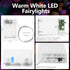 YPHSOL 16.4ft 50LED 2 Pack) Fairy Lights Battery Operated String Lights Flashing and Constant Light Waterproof Silver