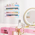 15" 4 Pack upsimples Acrylic Shelves for Wall Decor, Display Shelf for Perfume, Skincare, Nail Polish, Wall Organizer