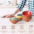 KUYUCU Small Pinch Bowls, 2.5 OZ Terracotta Sauce Cups with 2 Wooden Spoons, Set of 6 Prep Bowls, Dipping Bowls